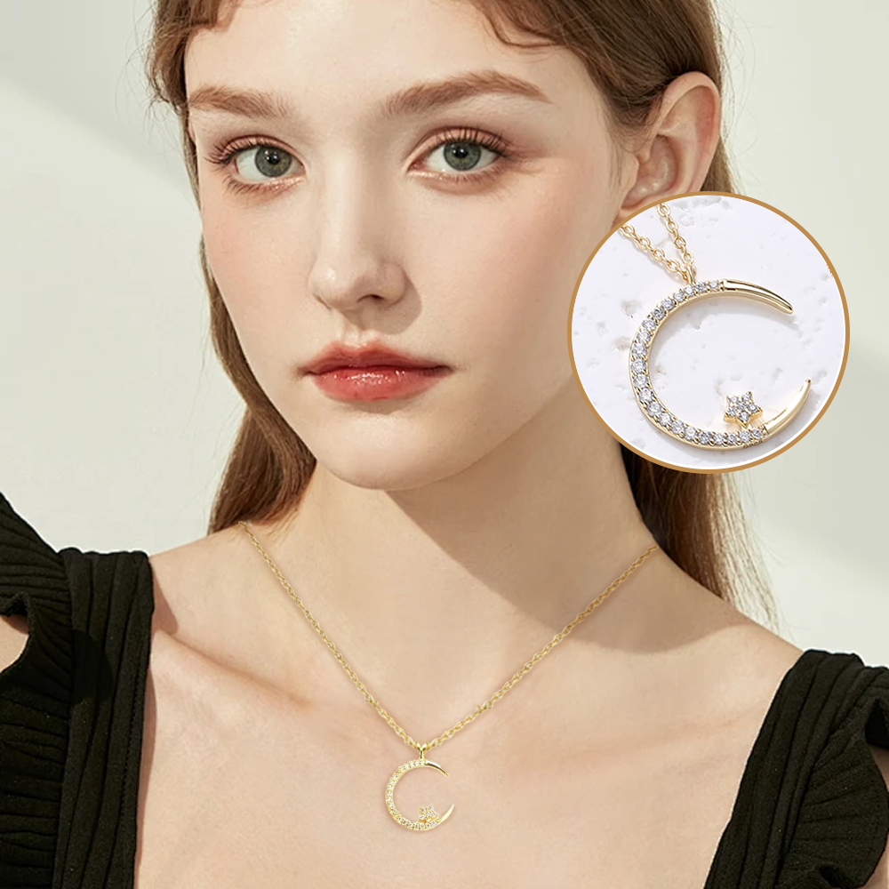 💎 Magnetotherapy Therapy Moon Star Necklace (Limited Offer 🔥 Clearance Sale - 80% Off)