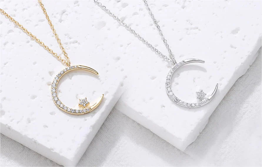 💎 Magnetotherapy Therapy Moon Star Necklace (Limited Offer 🔥 Clearance Sale - 80% Off)