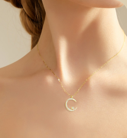 Magnetotherapy Therapy Moon Star Necklace (💎Limited Offer 🌐 Clearance Sale - 80% Off) 🔥